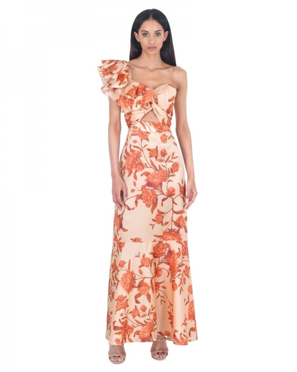 Encanto Tropical Silk Gown