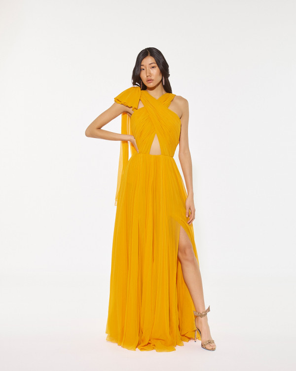 Marigold Slit Dress