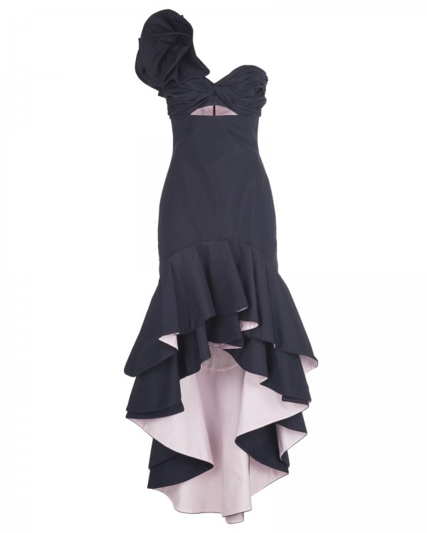 Bergamota Ruffle Shoulder Dress 