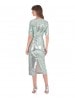 Nova Victoria Hayes Aqua Sequin Short Sleeve Dress