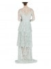 Nova ICE BLUE EMBROIDERED LACE GOWN